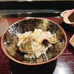 水光庵 - 鮎ご飯はお変わり自由です