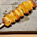 とり茶太郎 - ほろほろ鳥のぼんじり　カリッとサクッと焼き上がってます