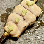 とり茶太郎 - 黄金軍鶏のささみさび焼き　ささみの味わいが濃くて驚きました