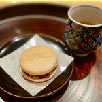 一心鮨 光洋 - ⑩小豆モナカ。