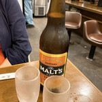 巣鴨ときわ食堂 - 【2022年07月】瓶ビール600円、珍しくモルツにしてみた。