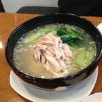 天鳳 - 蒸し鶏塩麺７００円