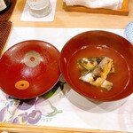 うを徳 - 高津川産　焼鮎のお椀仕立て