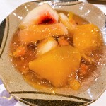 うを徳 - マンゴ、白桃、ジュレ掛け