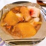 うを徳 - マンゴ、白桃、ジュレ掛け