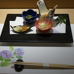 Oomiya Sushi Ishiyama - 前菜4種