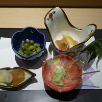 大宮 寿司 いし山 - 前菜4種