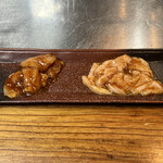 正泰苑 - 202208  上ミノ＆芝浦ホルモン（シマチョウ）ハーフサイズ