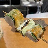 焼き鳥 峠 - 抱き身しそ挟み