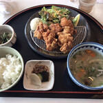 くまもと中央カントリークラブ - 唐揚げ豚汁定食