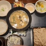 北野水産 - 大曲納豆汁定食 1,200円 (2022年7月撮影)