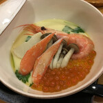 和食と鮨のに条 - 母親は海鮮茶碗蒸し❣️