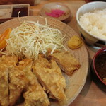  とんかつ八千代 - とん天ぷら定食。1,150円