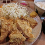  とんかつ八千代 - とん天ぷら定食。1,150円