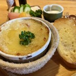 珈琲道場 侍 - ポテトチーズ焼きセット