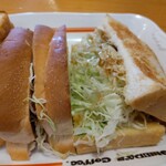 Komeda Kohi Ten - 網焼きチキンサンド