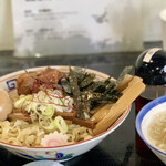 らー麺　Do・Ni・Bo - 煮干油そば味玉付き780円