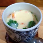立ち寿司横丁 - 茶碗蒸し　干し海老がいっぱい