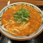 丸亀製麺 - ﾄﾏたまカレー　690円