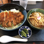 月華 - かつ丼＋ミニラーメン