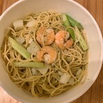 タパス＆タパス - アスパラとジャガイモのジェノベーゼ 1,100円（税込）