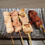 焼きとり 一鶏 - 【2022/8】塩4本