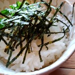 ねこまんま（ちゃんぽんスープをかけていただきましょう！