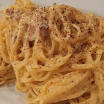 ピッツェリア　イルソーレ　天サン - 濃厚クリーミー　カルボナーラスパゲティ