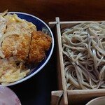 やすけ - ミニかつ丼セット（そば大盛り）