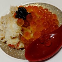 鮨 青海 品川店 - いくらとズワイ蟹とキャビアの小丼