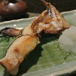 若葉鮨 - シマアジのカマ焼き