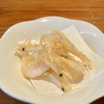 蕎麦切り 旗幟 - お通し315円