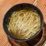 蕎麦切り 旗幟 - かけ蕎麦820円
