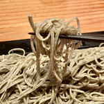 蕎麦切り 旗幟 - 田舎蕎麦820円