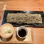 蕎麦切り 旗幟 - 田舎蕎麦820円