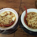金町製麺 - 雉＆鴨の醤油そば食べ比べ