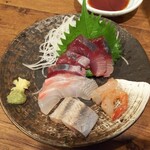 金町製麺 - 刺身盛