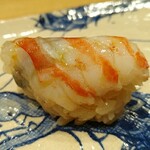 鮨旬美西川 - 海老蒸らし