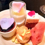 祇園おくむら - デザート盛り合わせ