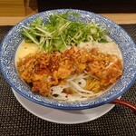 セアブラノ神 伏見剛力 - 油淋鶏まぜそば大盛り（麺230g）・・・別途大盛券 100円（税込）