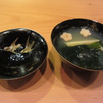 日本料理 たかむら - お椀はたけのこのお吸い物