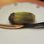 日本料理 たかむら - デザートはナスの甘露煮！！！