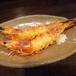 金町製麺 - 海老焼き