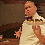 照寿司 - 赤雲丹　キャビア　海苔