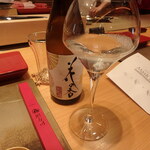 照寿司 - 花の香　純米吟醸　菊花（熊本県玉名郡）グラス￥1,500