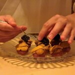 照寿司 - 盛付け中