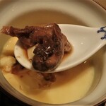 照寿司 - 鰻の肝の茶碗蒸し