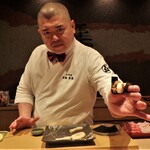 照寿司 - 平貝炙り