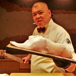 照寿司 - クエ切り身