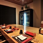 照寿司 - 客席はエレベーターで２階へ